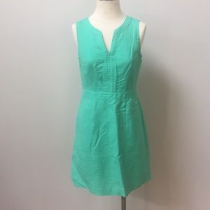 Banana Republic - Green Linen Sleeveless Dress